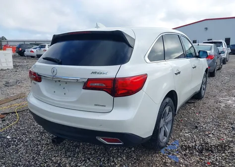 2014 Acura Mdx из США, поврежденный, VIN 5FRYD4H26EB029837